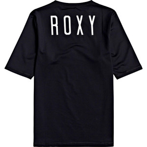 2021 Roxy Womens Enjoy Waves Short Sleeve Rash Vest ERJWR03426 - Anthracite